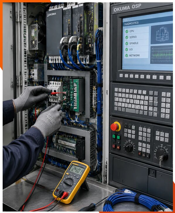 Ремонт систем ЧПУ Okuma OSP в Тынде